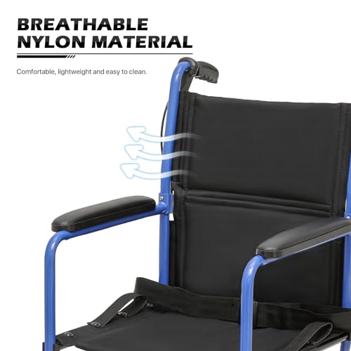 Lightweight 16 Inch Seat Wheelchair with Locking Hand Brakes T291304