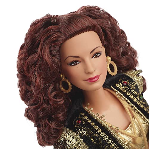 Black and Gold Doll with Microphone Y8706