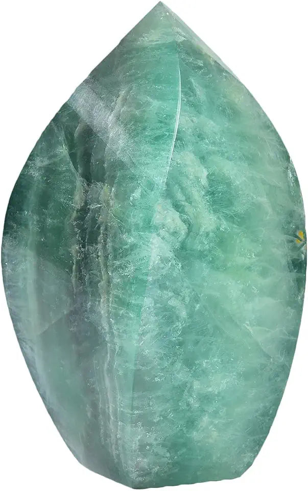 Green Fluorite Crystal Point Tower 1.1-1.7 Lbs U765371