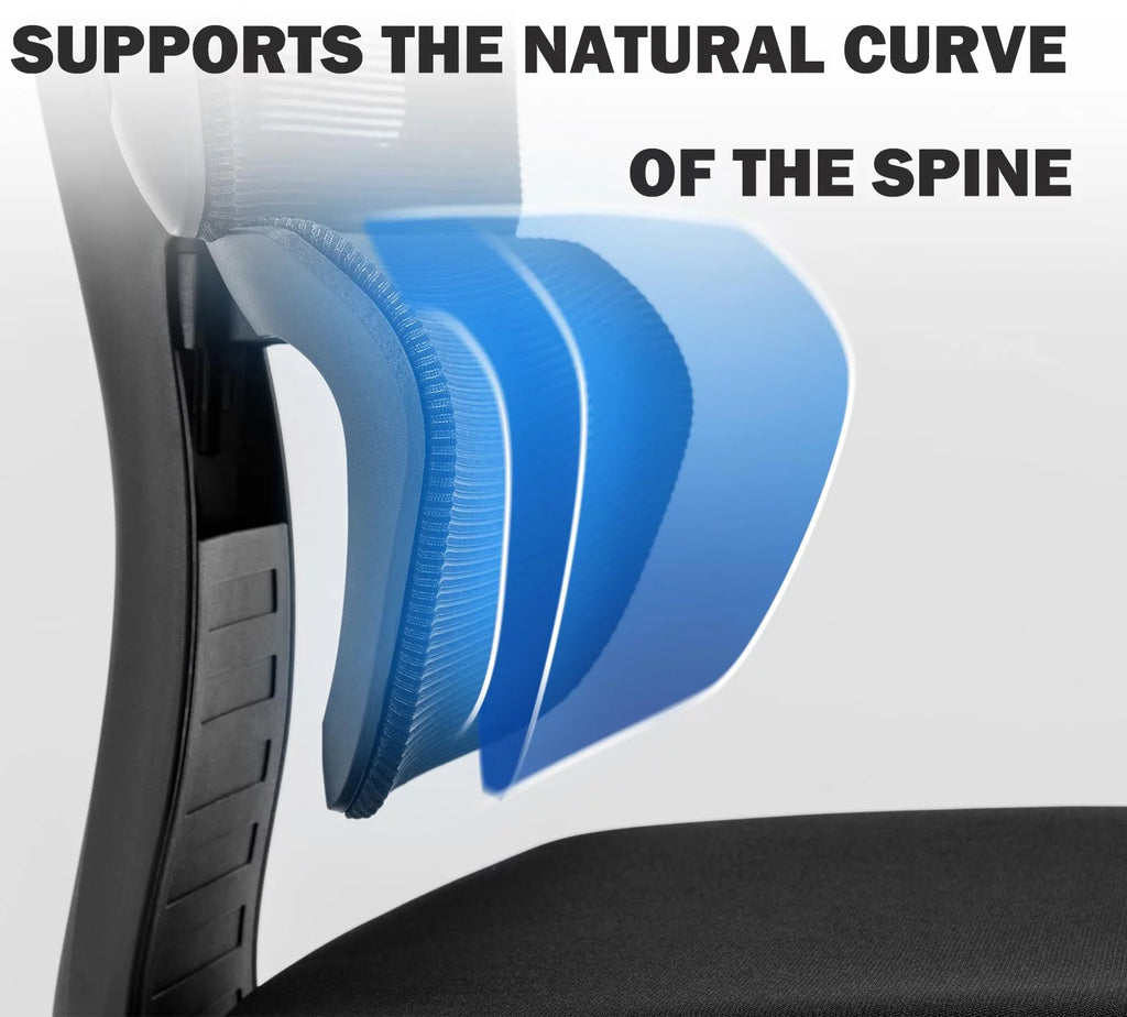 Mesh Ergonomic Office Chair with Headrest and Lumbar Support M601262