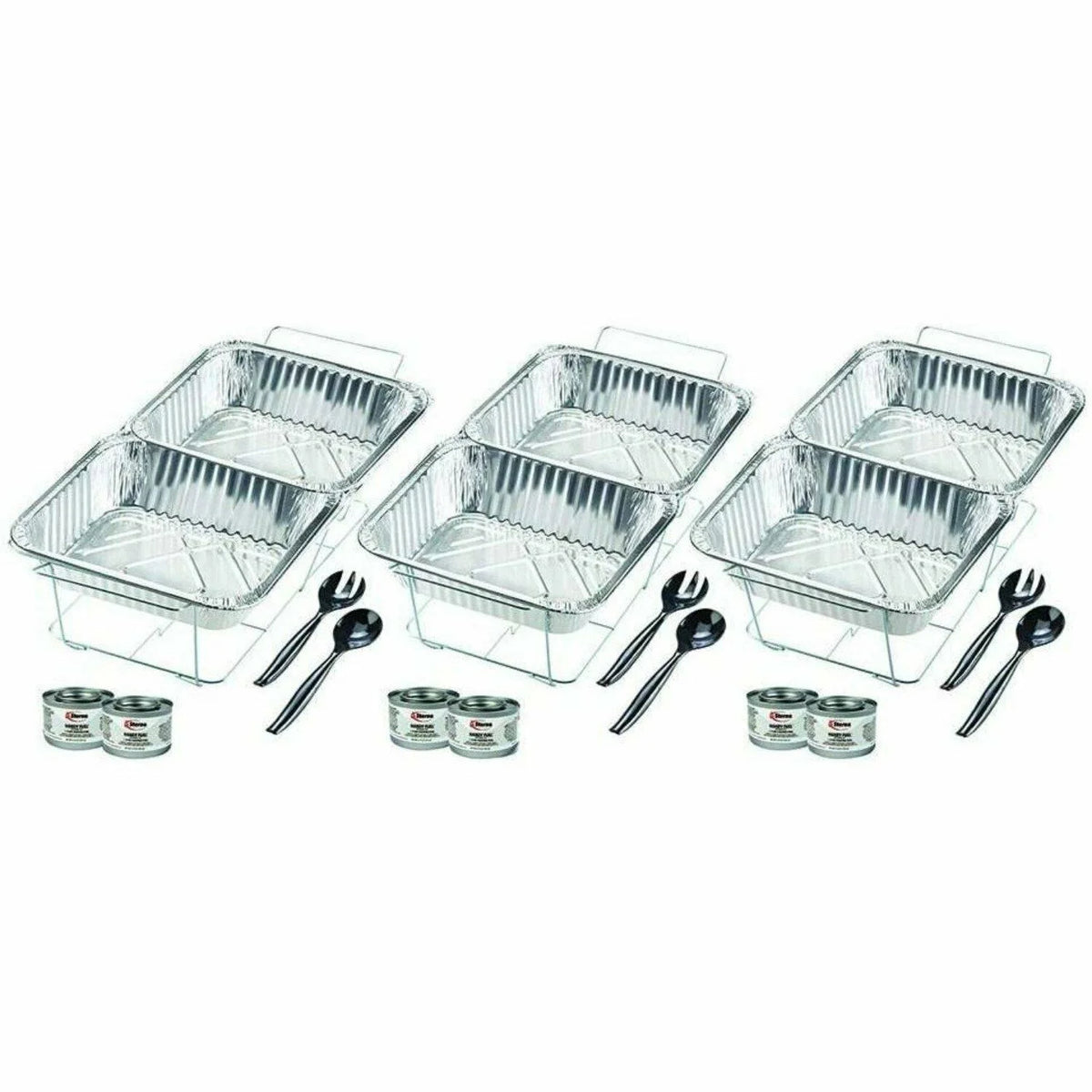Disposable Aluminum Chafing Dish Buffet Set 24PC H26953