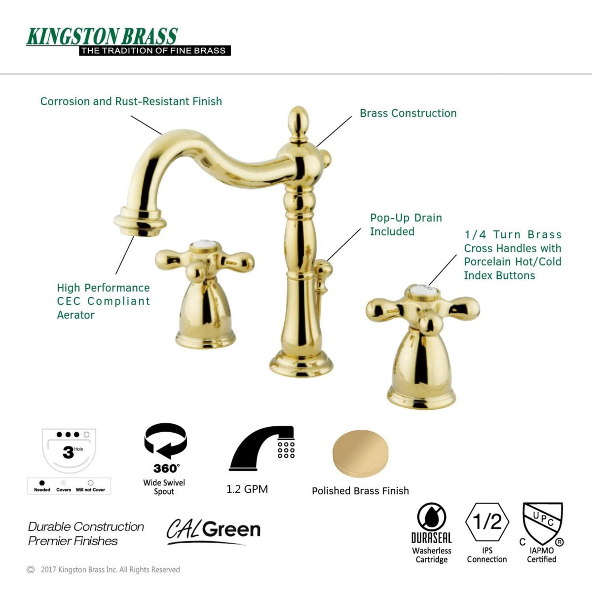 Matte Black Widespread Bathroom Faucet B5938