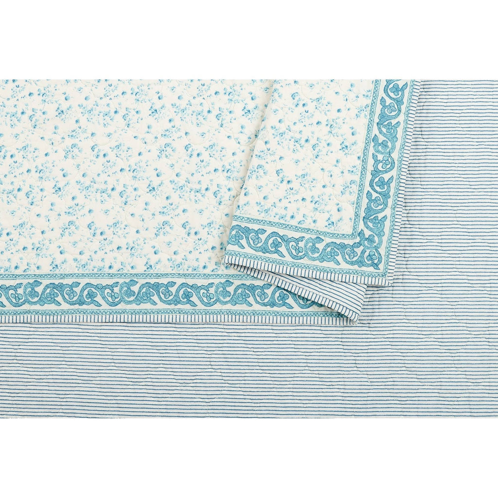 King Blue Quilt E9876