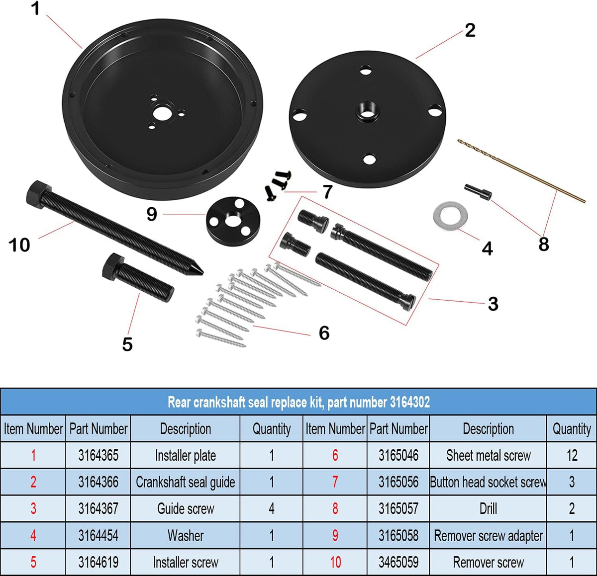 Rear Crankshaft Oil Seal Remover & Installer K12580