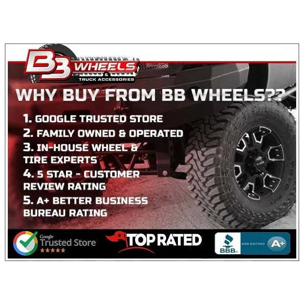 17x9 5x120.65 Black 45 mm Wheels M369