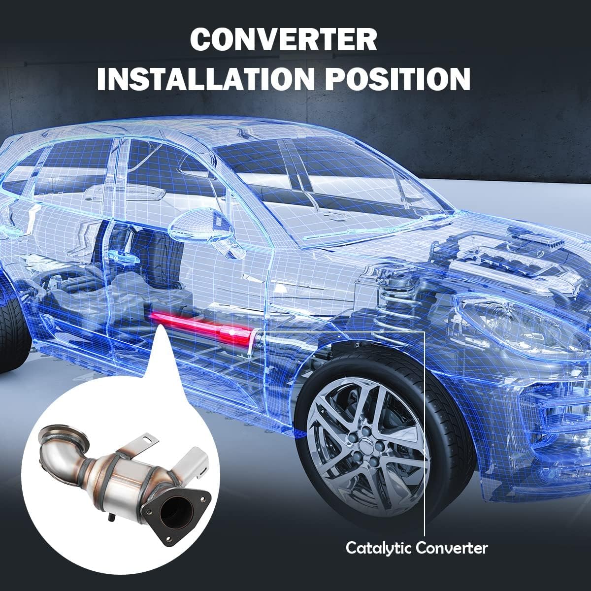 Front Catalytic Converter for 2011-2016 Chevrolet Cruze 1.4L O80031