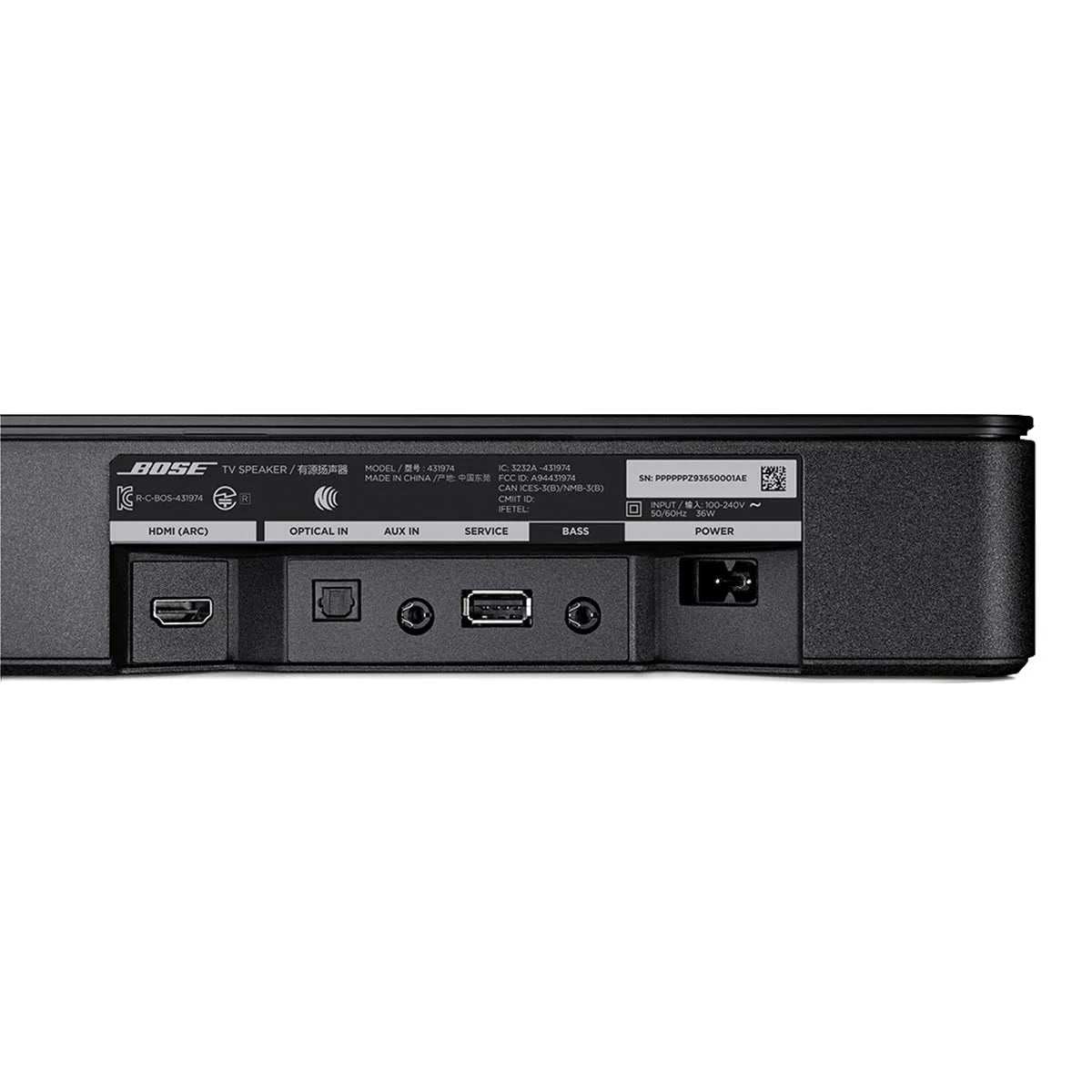 Black Wireless Bluetooth Soundbar P98979