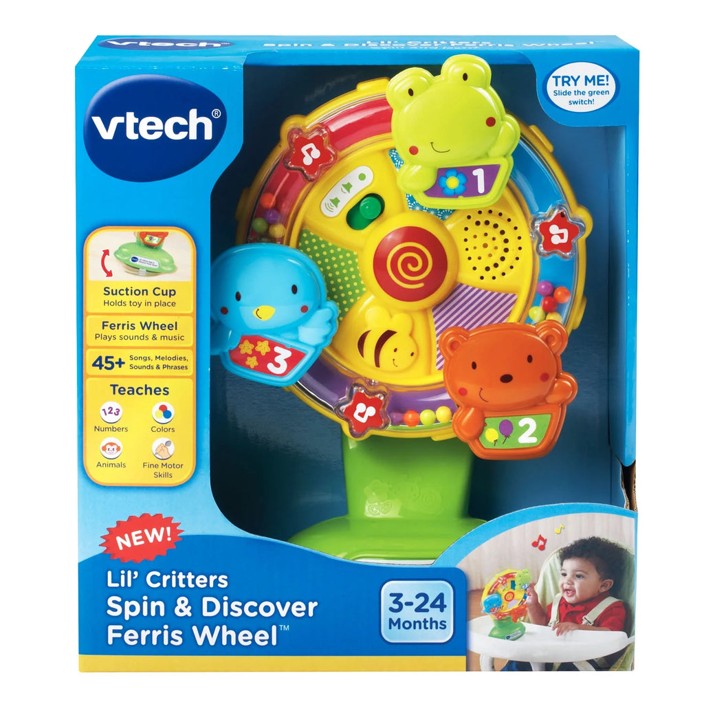 Spin and Discover Ferris Wheel Toddler Learning Toy R5204