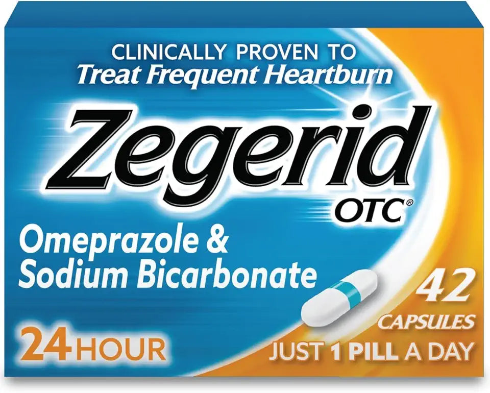 Omeprazole 20mg and Sodium Bicarbonate 42 Capsules G76925