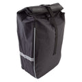 Waterproof Rear Bicycle Pannier Bag Black Reflective E425