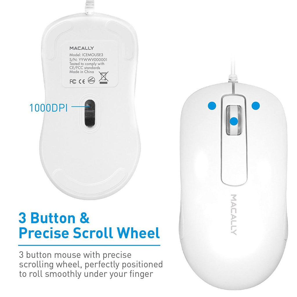 Full-Size USB 2.0 Keyboard & Optical Mouse Combo C5392