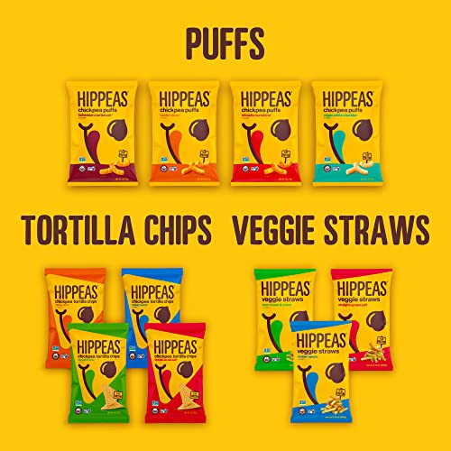 Chickpea Puffs Variety Pack, 0.8 Ounce (Pack of 18), Vegan, Gluten-Free P985019