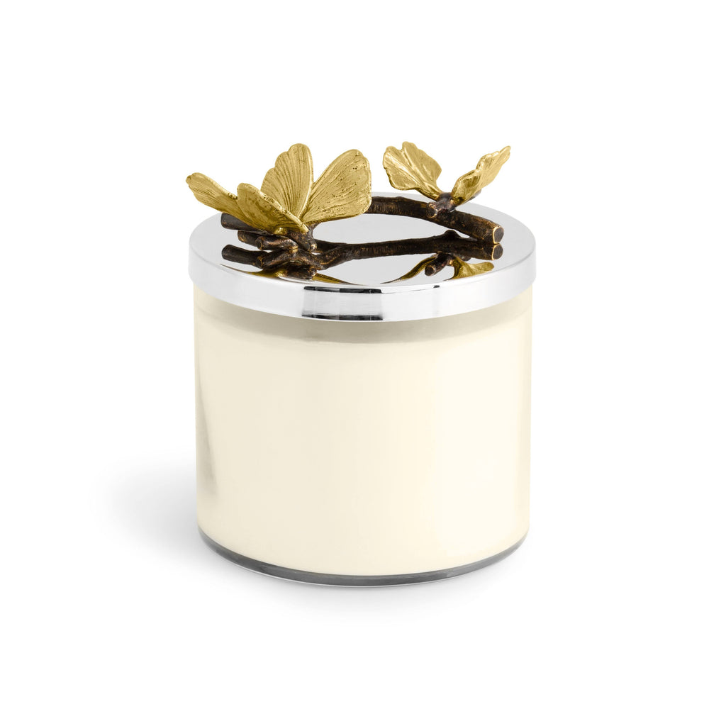 Butterfly Ginkgo Candle G34061