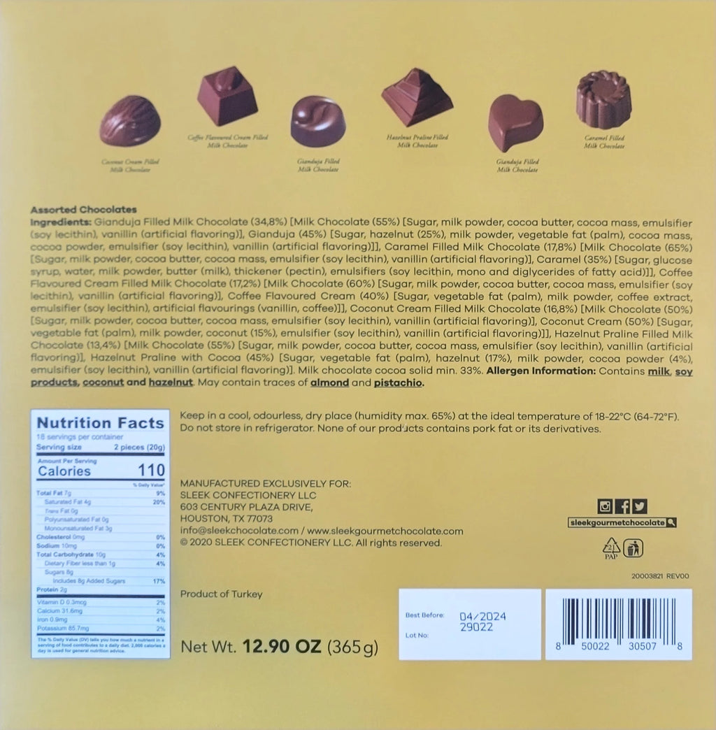 Assorted Chocolate Gift Box, 365g A780299