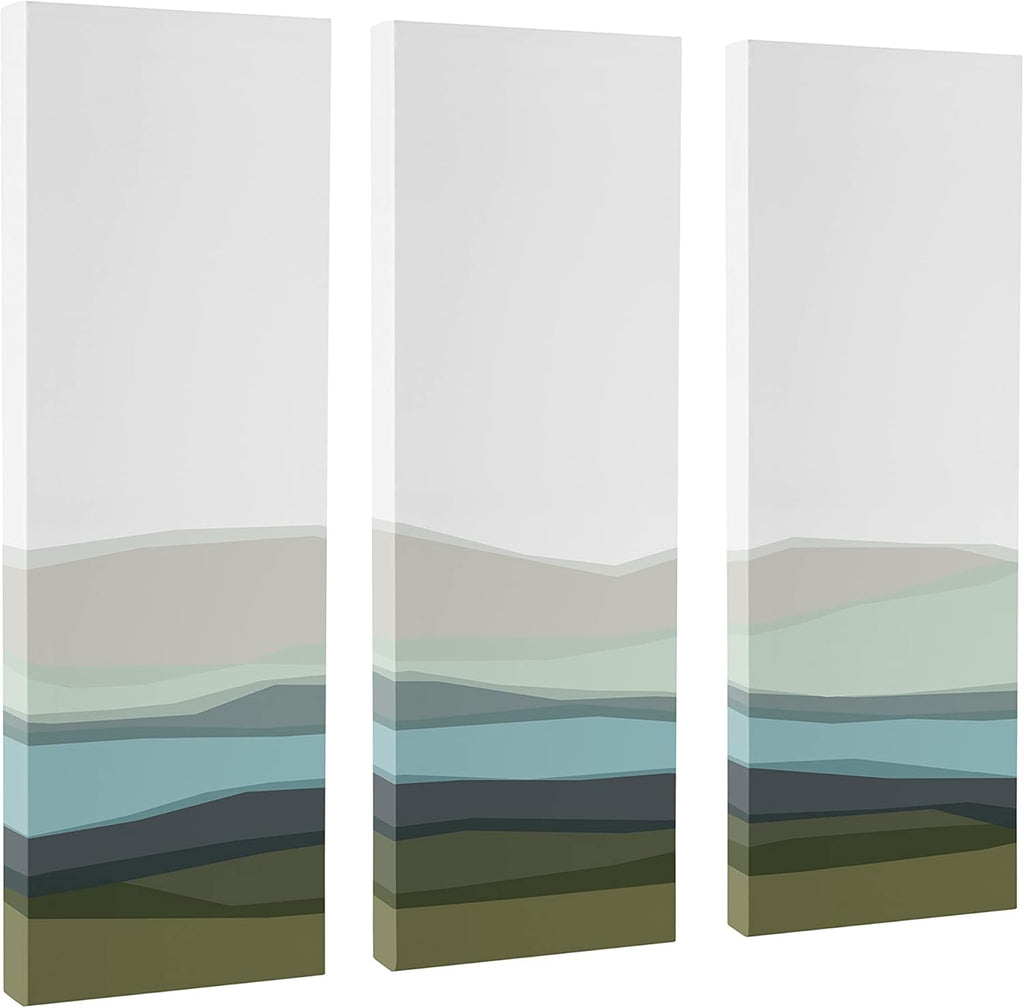 3 Piece 12 x 28 Canvas Wall Art Set M292