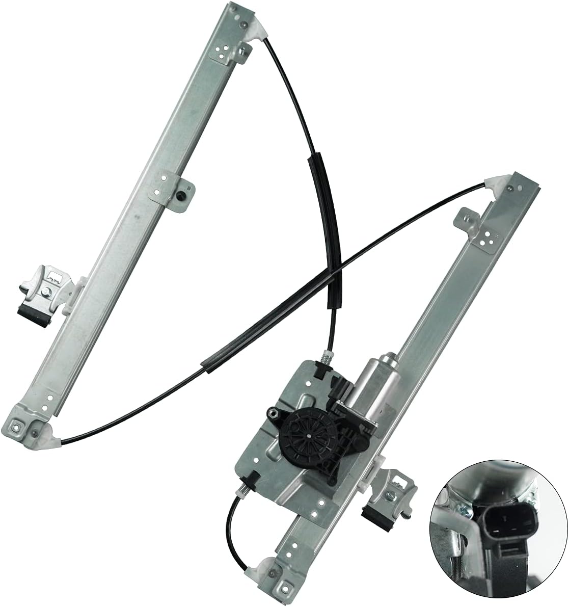 Power Rear Passenger Side Window Regulator with Motor Pack of 2 B3853