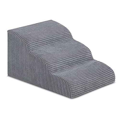 2 Steps High Density Foam Waterproof Pet Stairs with Removable Washable Cover F26557
