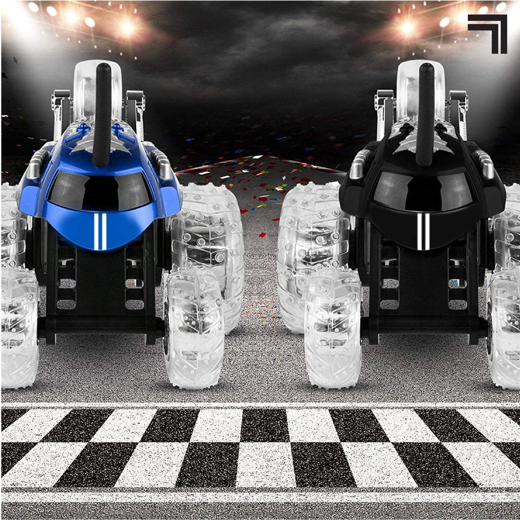 Red Remote Control 360 Spinning Car 2 pcs Q756050