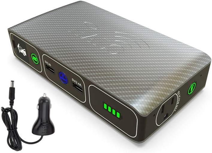 44400 mWh Portable Laptop Power Bank with AC Outlet and Car Charger E745