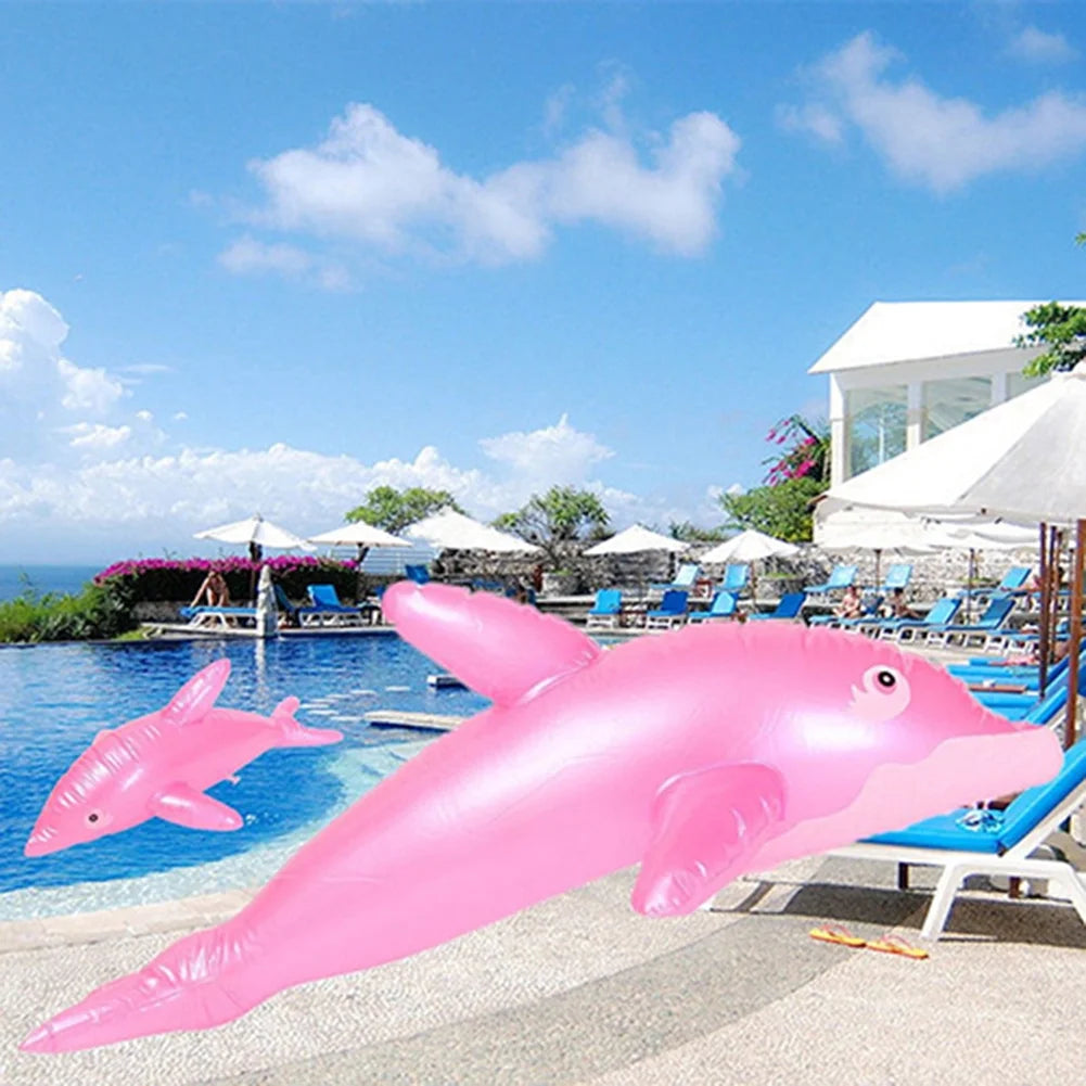 Inflatable Dolphin Fish Beach Swimming Pool Toy A48087