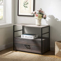 Large Filing Cabinet with Top Open Shelf and Drawer Z99407