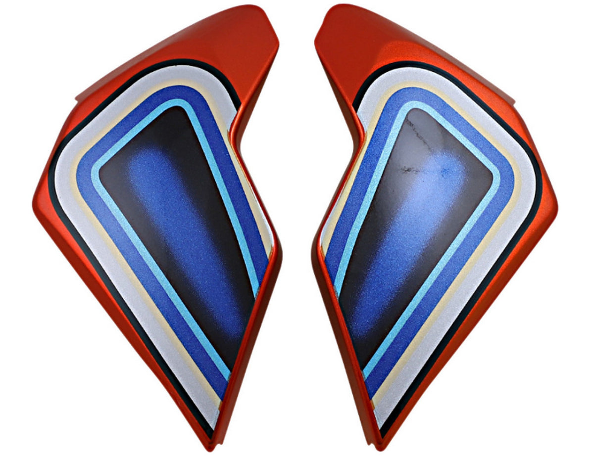 Icon Airflite Helmet Shield Sideplate Covers El Centro Blue N35916