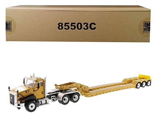 Diecast Caterpillar CT660 Day Cab with XL 120 Low-Profile HDG Lowboy Trailer and Operator Z599116