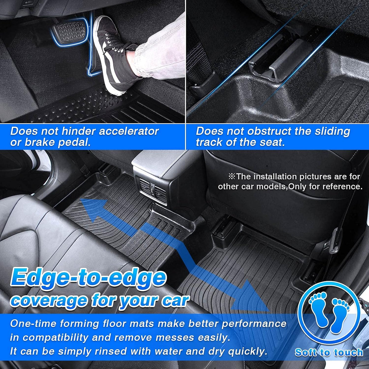 All Weather 2 Row Floor Liners F2819
