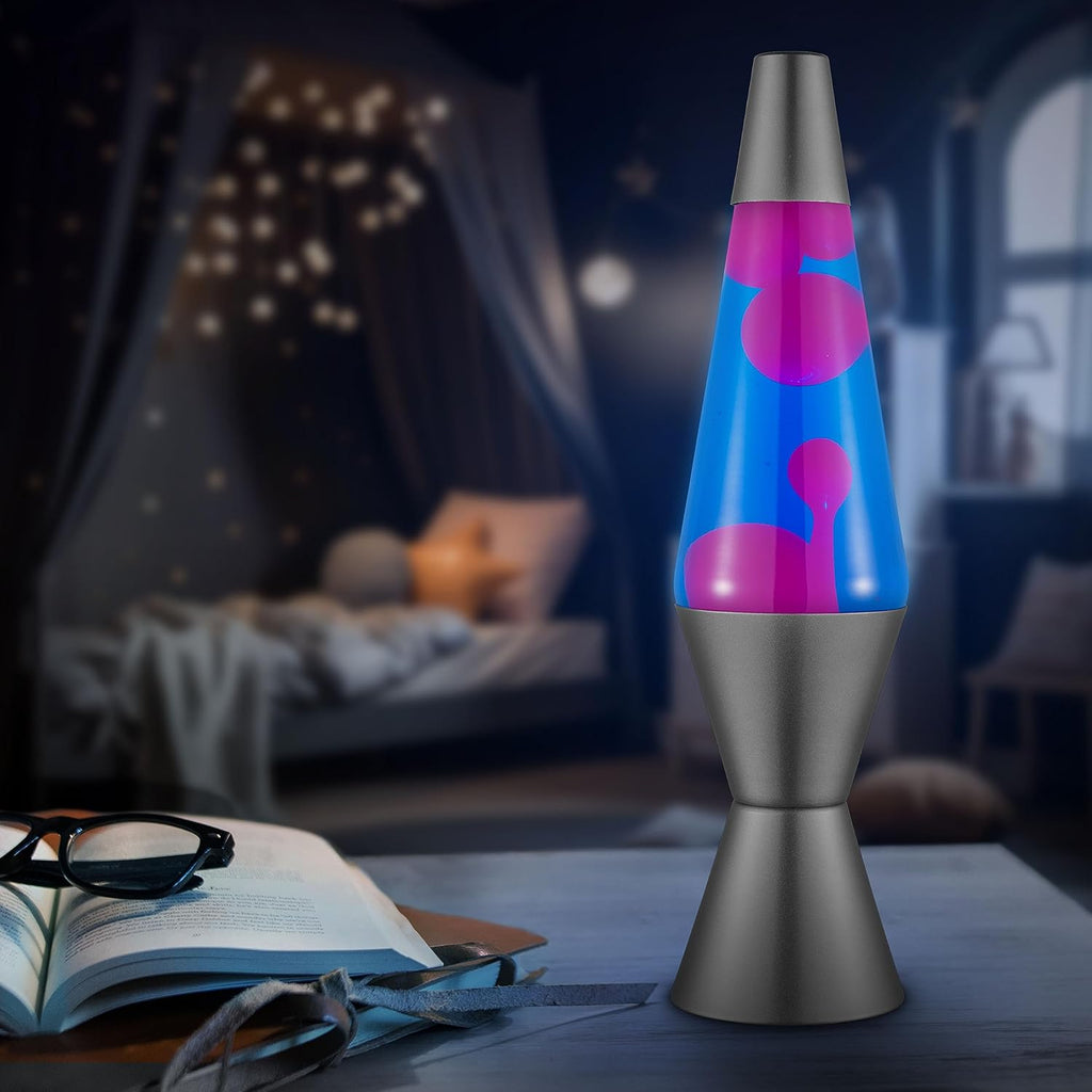 14.5" Purple Wax and Blue Liquid Motion Light K430513