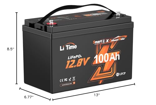 12V 100Ah LiFePO4 Battery Group 31 Lithium Battery with 100A BMS D66330