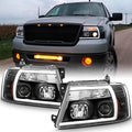 Black LED Projector Headlights Pair O26530