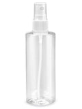 Clear Cylinder Spray Bottles 4 oz Case of 48 D31962