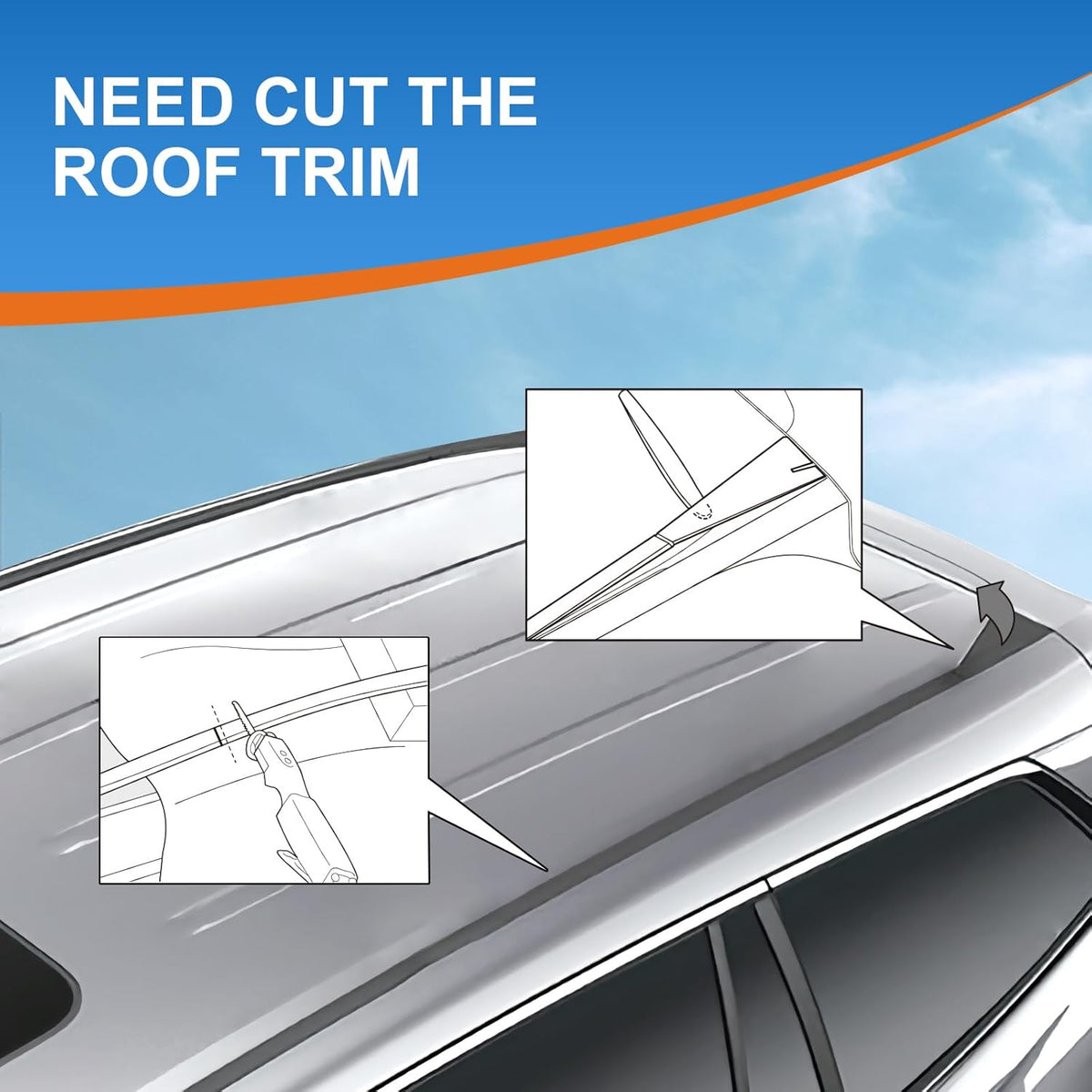 Heavy Duty Lockable Aluminum Black Roof Rack Cross Bars H71181