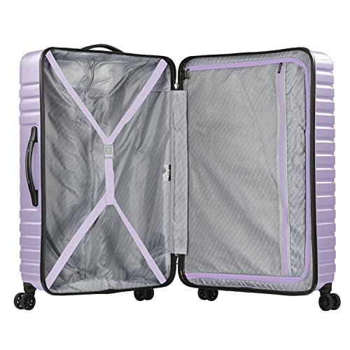 Teal Polycarbonate Hardside Travel Suitcase Luggage with 8 Spinner Wheels, 2-Piece Set Y925