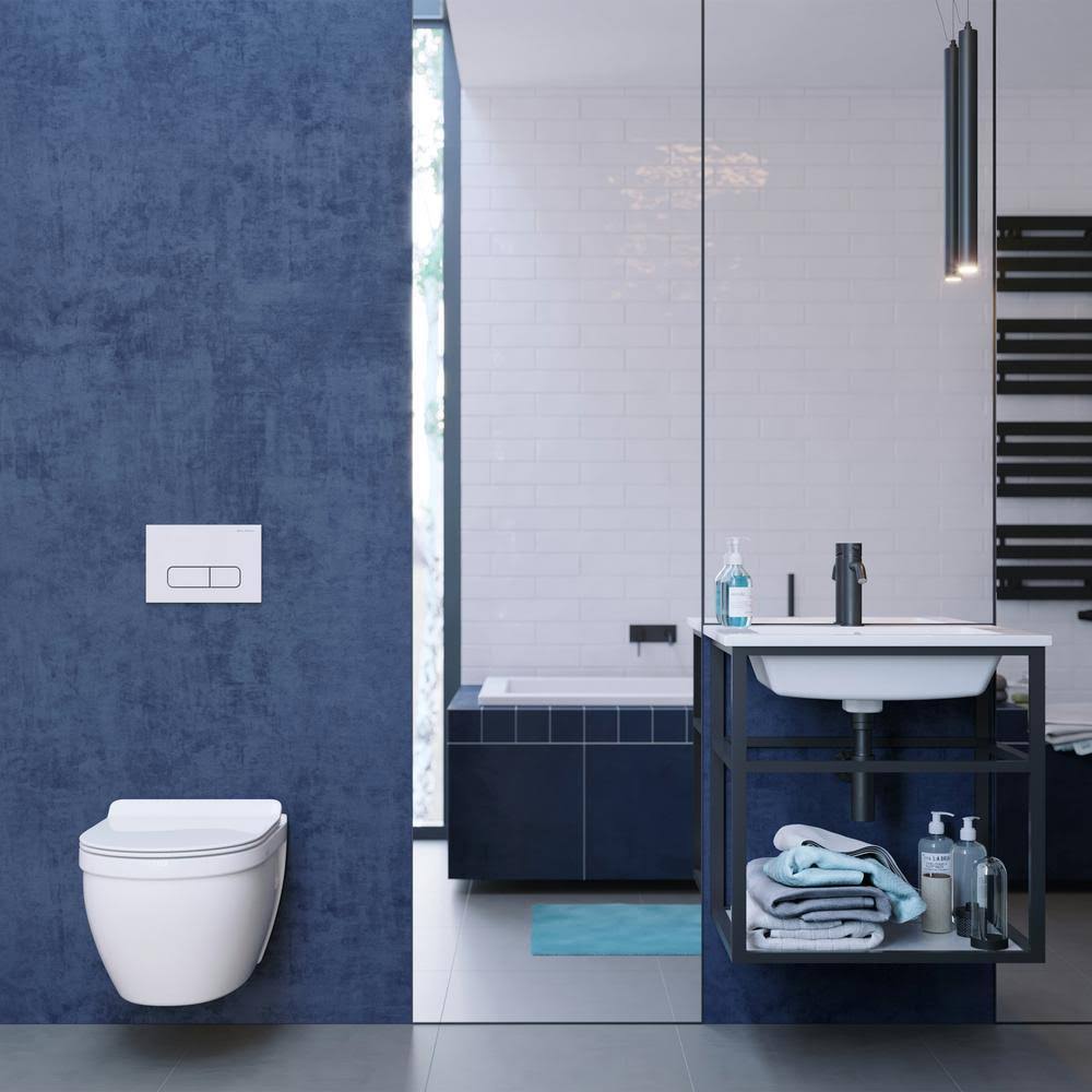 Glossy White Wall Hung Toilet T194