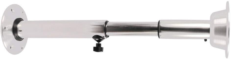 Adjustable Table Pedestal Stand 22-28 Inch Aluminum Finish Removable U271998