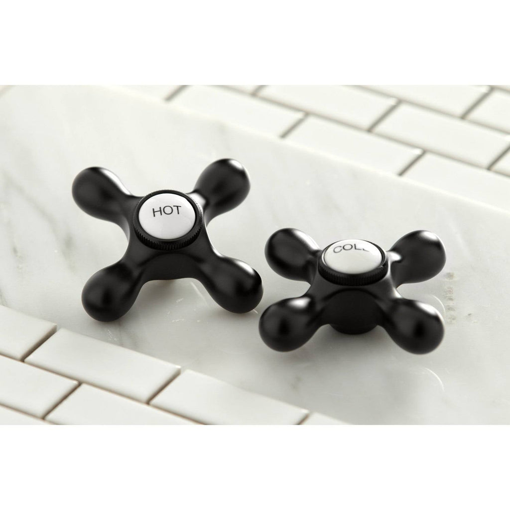 Matte Black Widespread Bathroom Faucet B5938