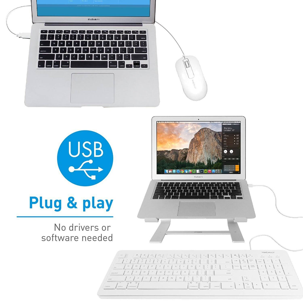 Full-Size USB 2.0 Keyboard & Optical Mouse Combo C5392