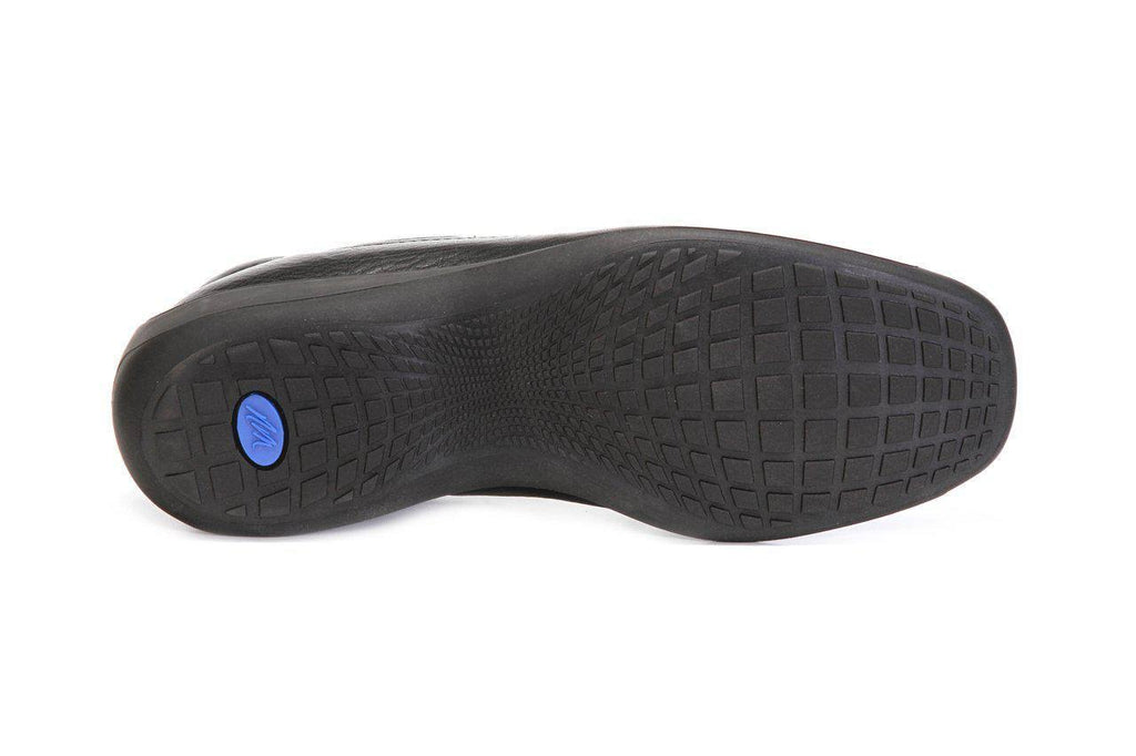 Black Waxed Leather Shoes C149
