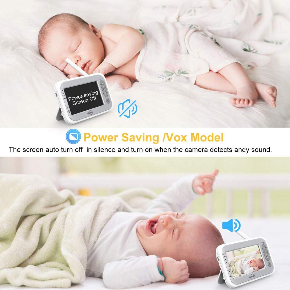 Video Baby Monitor with Two Cameras and 4.3" LCD P65824