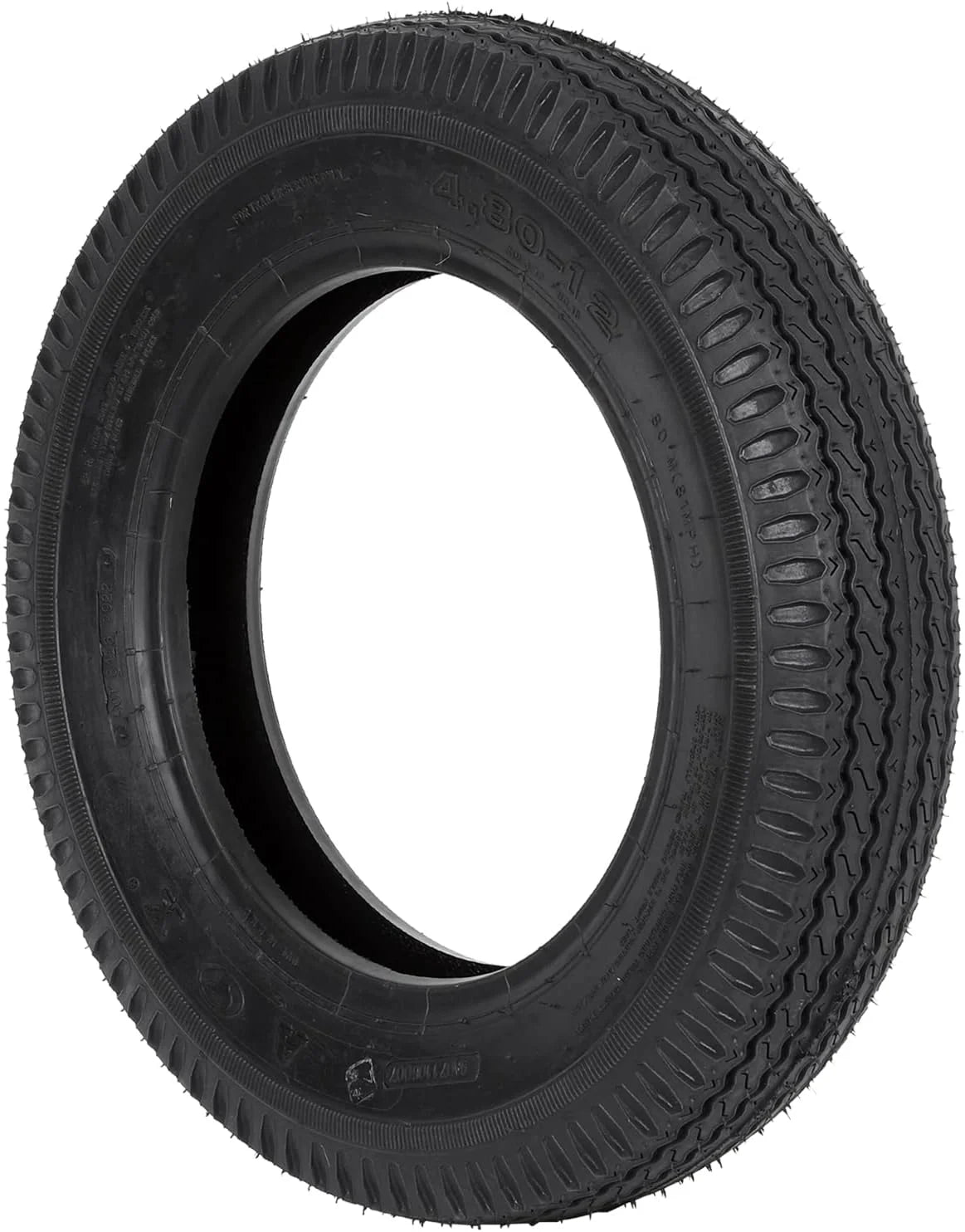 Set of 2 Utility Trailer Tire 4.80-12 Load Range C T324