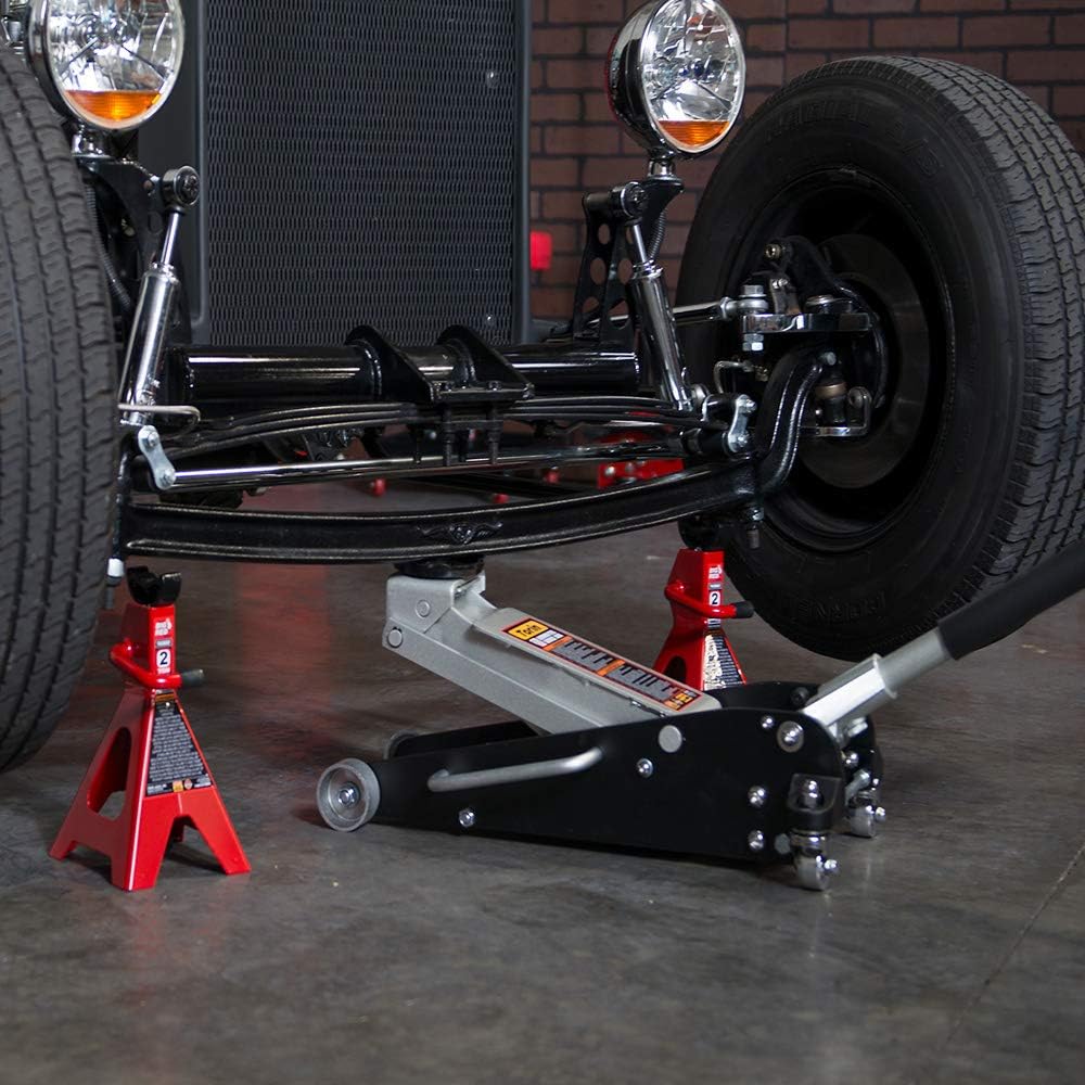 Hydraulic Low Profile Aluminum and Steel Racing Floor Jack, 2.5 Ton Capacity X13941