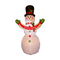 12& Pre-Lit Inflatable Snowman Decoration F80149