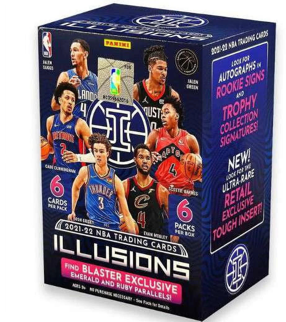 2021-22 Basketball Trading Card Blaster Box (6 Packs) C351320
