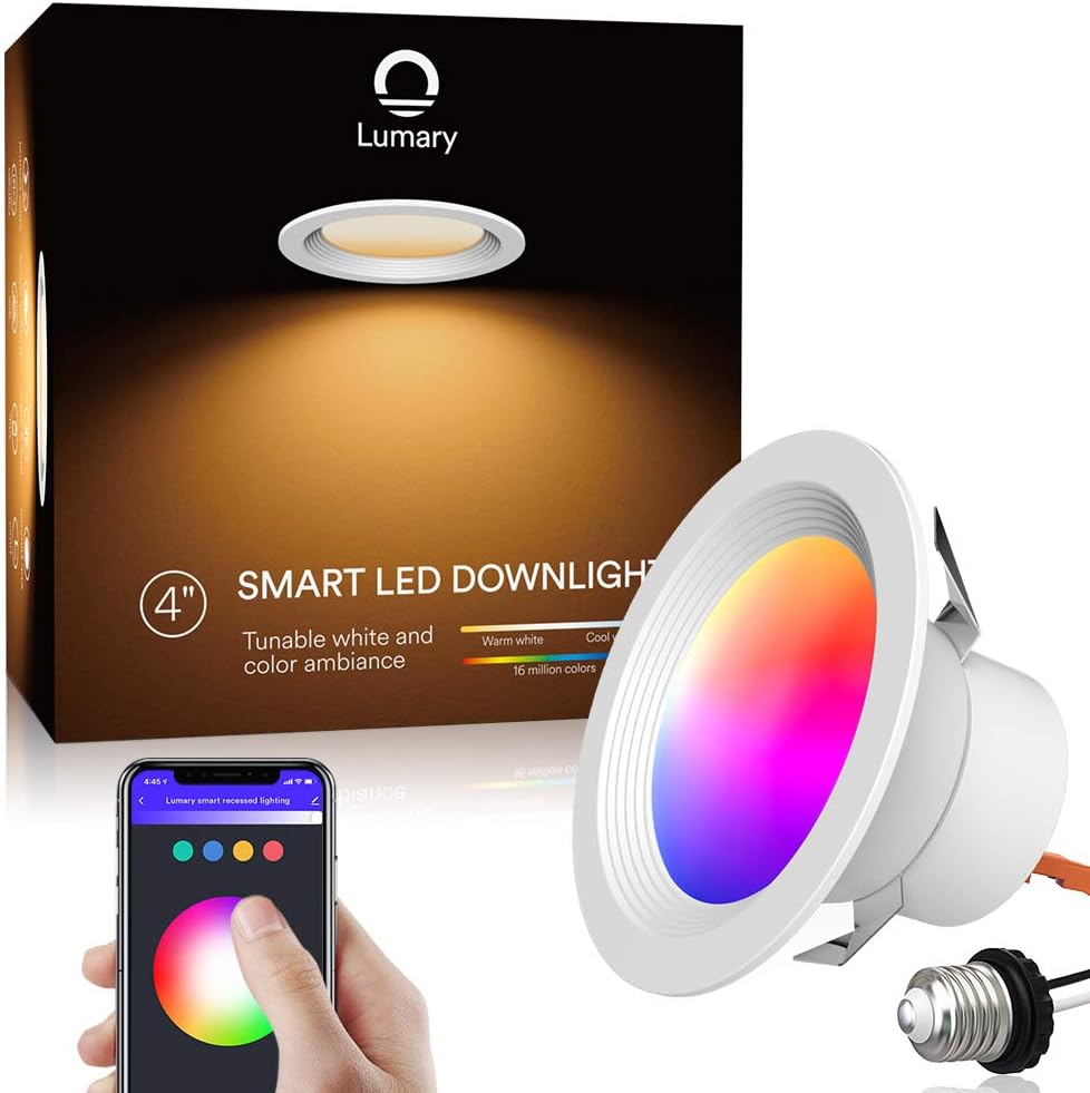 5/6 inch LED Smart Recessed Lighting Wi-Fi RGBWW Downlight 13W 1100LM G8137