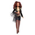 Black and Gold Doll with Microphone Y8706