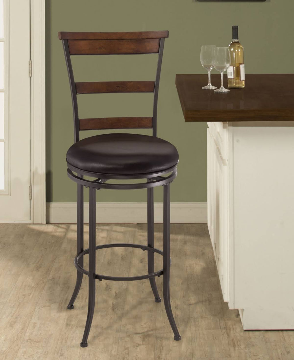Swivel Ladder Back Bar Stool O285008