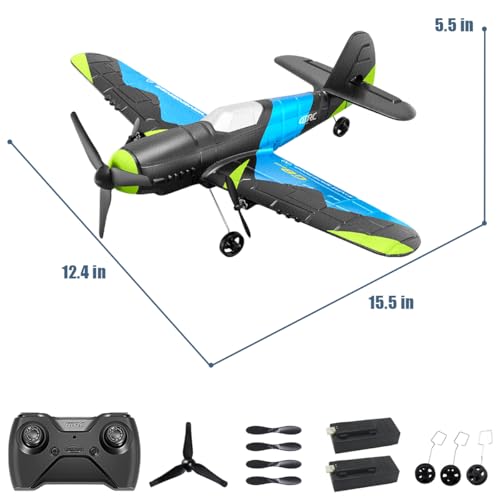Rc Plane F-22 Remote Control Airplane 3 Channel Aircraft Toy H7535