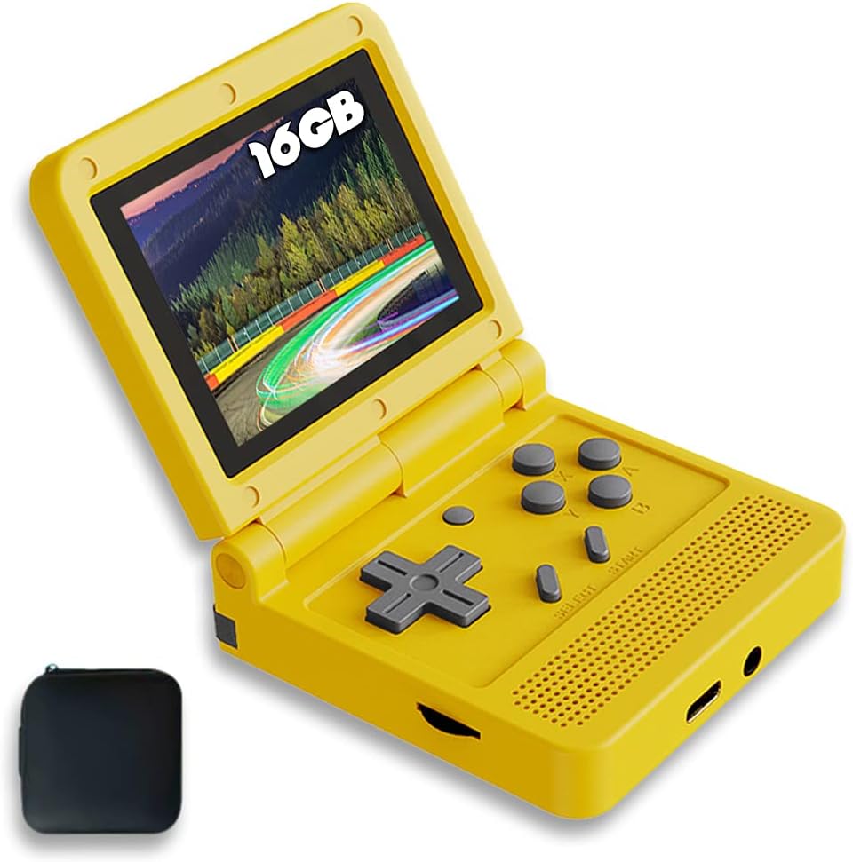 Red 3 inch Retro Handheld Game Console P71839