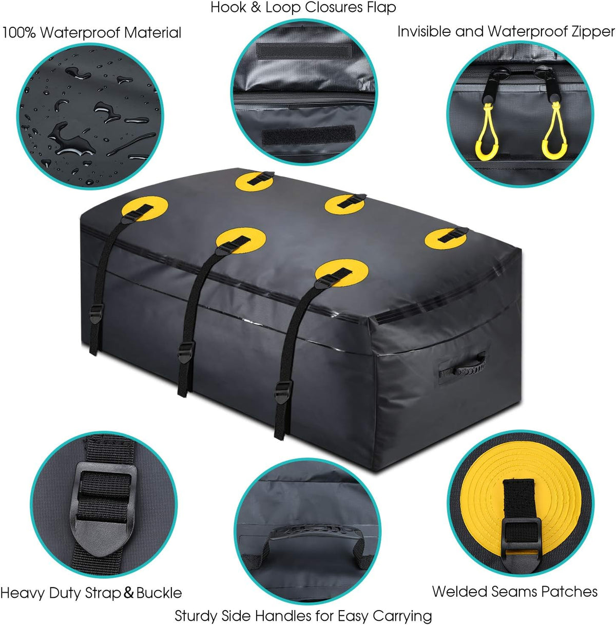 100% Waterproof 22 Cu Ft Hitch Cargo Carrier Bag L514
